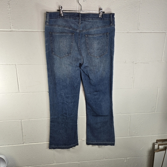 J. Crew Billie Demi Boot Cut Crop Exposed Button Fly Jeans - Picture 8 of 10